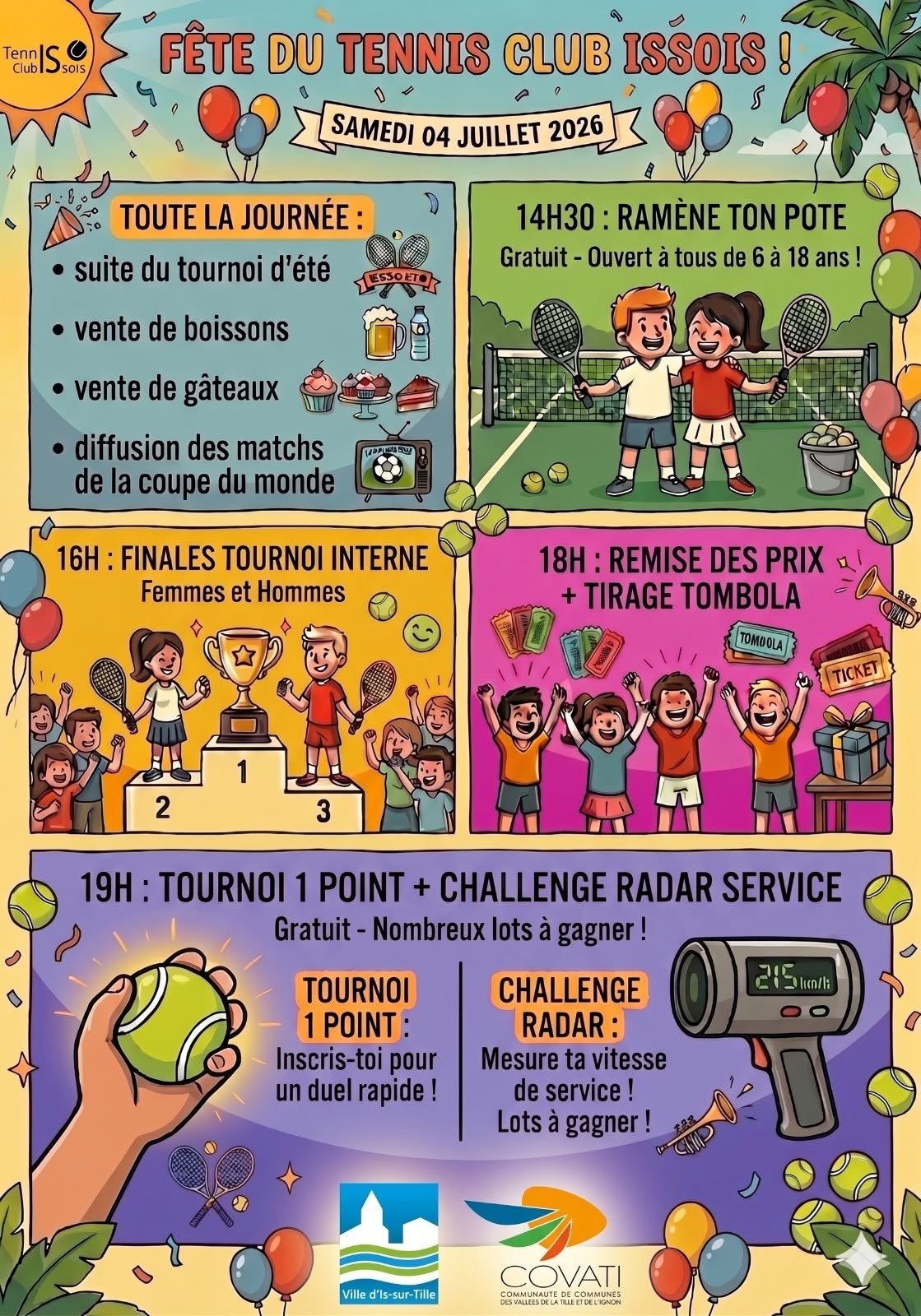 Tennis en fête
